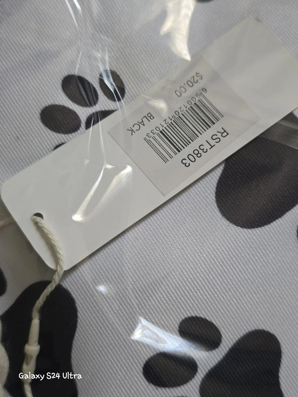 Paw Print Decor Zip Tote Tote Bag NWT - Picture 7 of 9